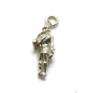 Toy Soldier Charm Pendant .925 Sterling Silver!!
