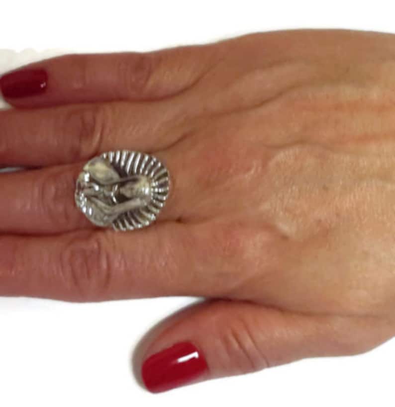 Virgen de Guadalupe .925 Sterling Silver Ring!! Virgin Mary