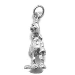 Goofy Charm Pendant .925 Sterling Silver