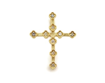 Ciondolo Quadrifoglio Oro Giallo