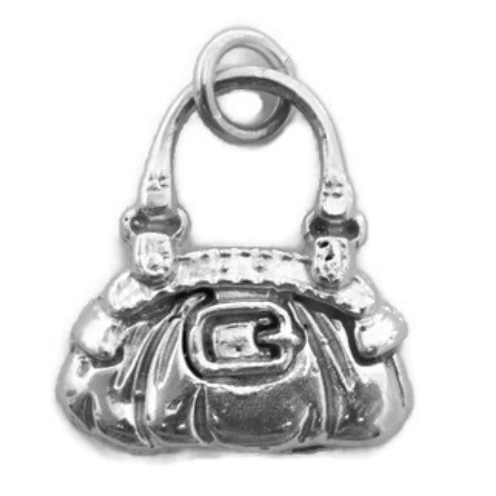 Fashion Handbag Charm Pendant .925 Sterling Silver. Etsy