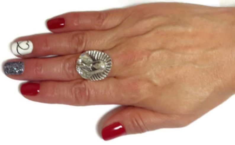 Virgen de Guadalupe .925 Sterling Silver Ring!! Virgin Mary