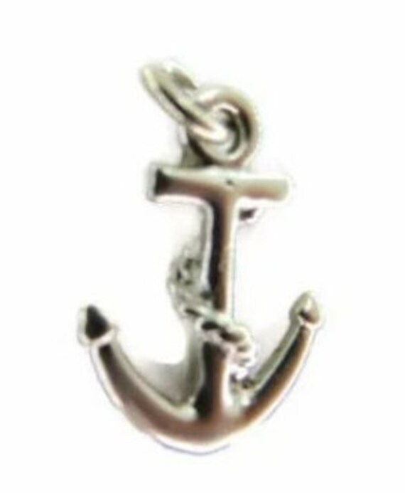 Anchor ancla Charm Pendant .925 Sterling Silver. 