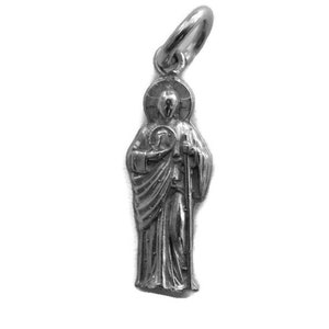 Saint Jude Thaddeus/ San Judas Tadeo / St. Jude Pendant #8 .925 Sterling Silver.