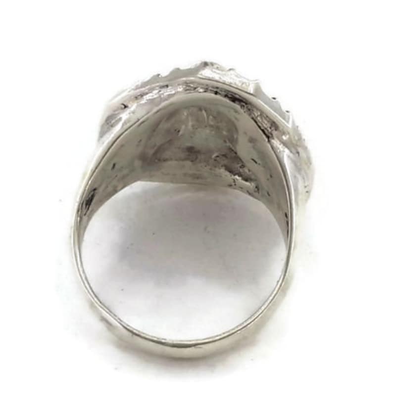 Virgen de Guadalupe .925 Sterling Silver Ring!! Virgin Mary