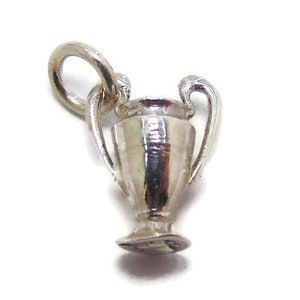 NEW!!! Football Cup Charm Pendant Sterling Silver!!