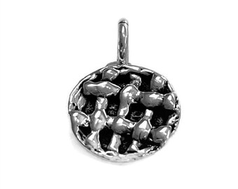 Colgante con dije de pastel en plata de ley 925