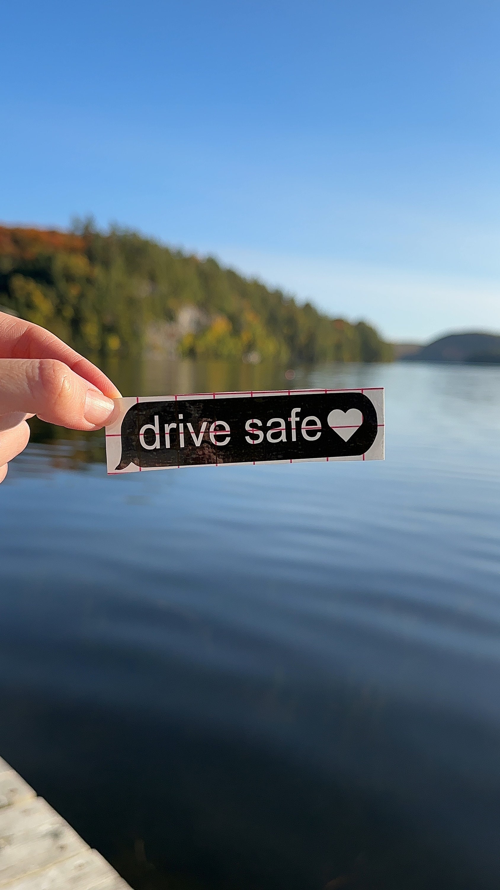 Drive Safe Holographic Car Decal, Positive Reminder Vinyl Sticker - Etsy