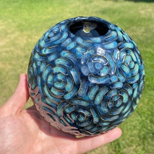 Made to order handmade pottery wall vase