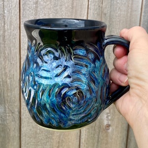 Made to order coffee mug, handmade mug, pottery, coffee cup, tea mug, handmade pottery mug, colorful mug, ceramic mug, coffee, gift mug