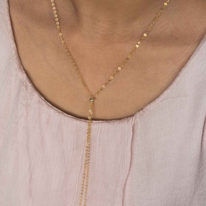 Adjustable 3-in-1 Gold Filled Necklace, Choker and Lariat