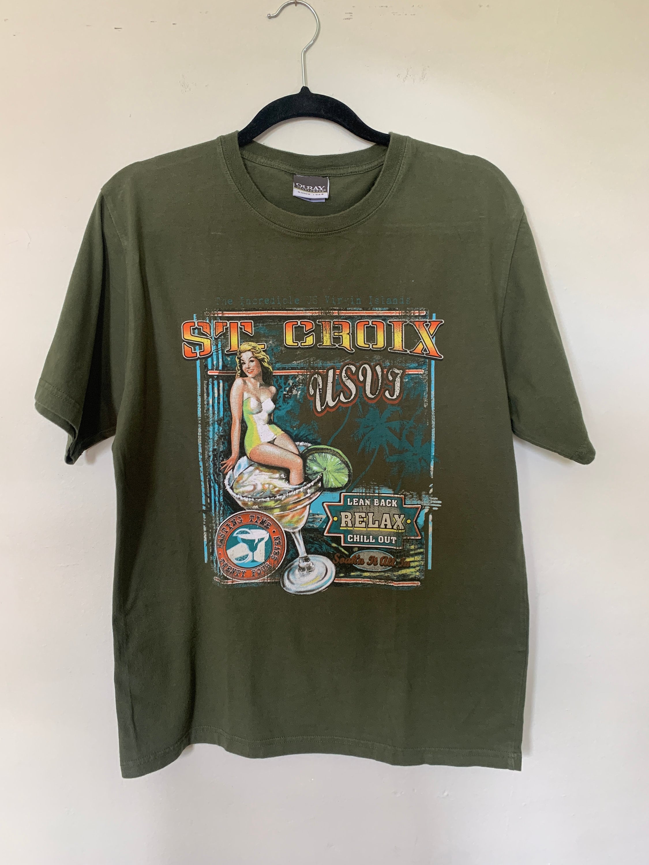 Vintage 90s Olive Green Graphic Tee | T-shirt | Summer | Spring ...