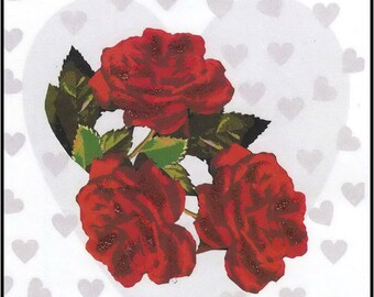 Mother's Day Greeting Card - Red Roses