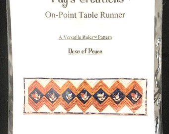 On-Point Table Runner Pattern - A Versatile Ruler Pattern