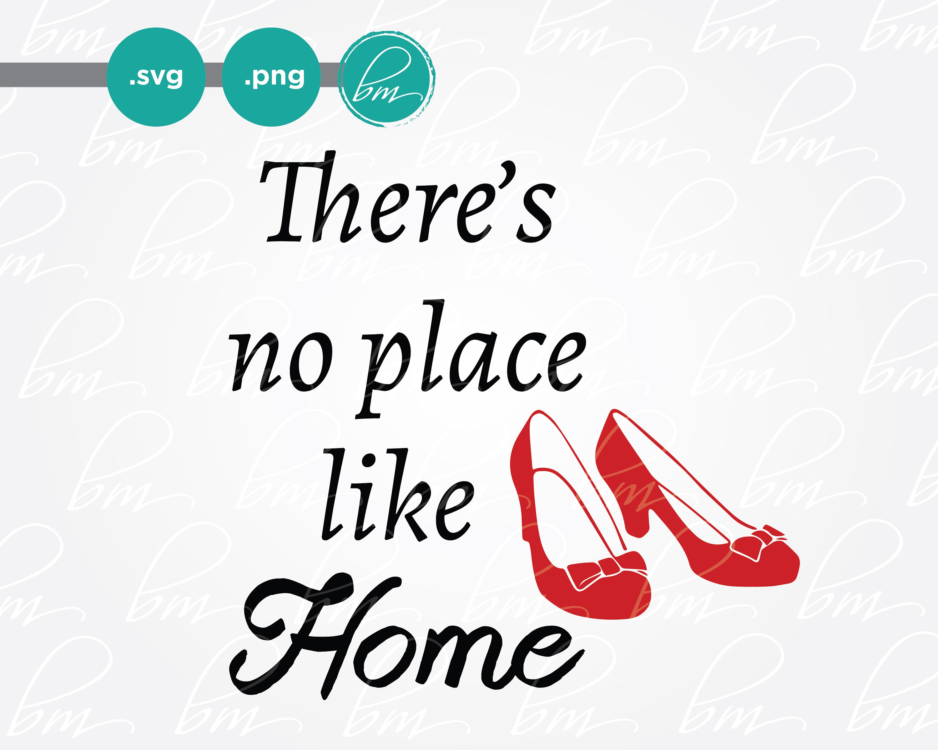 There's No Place Like Home Svg Wizard of Oz Svg Ruby - Etsy UK