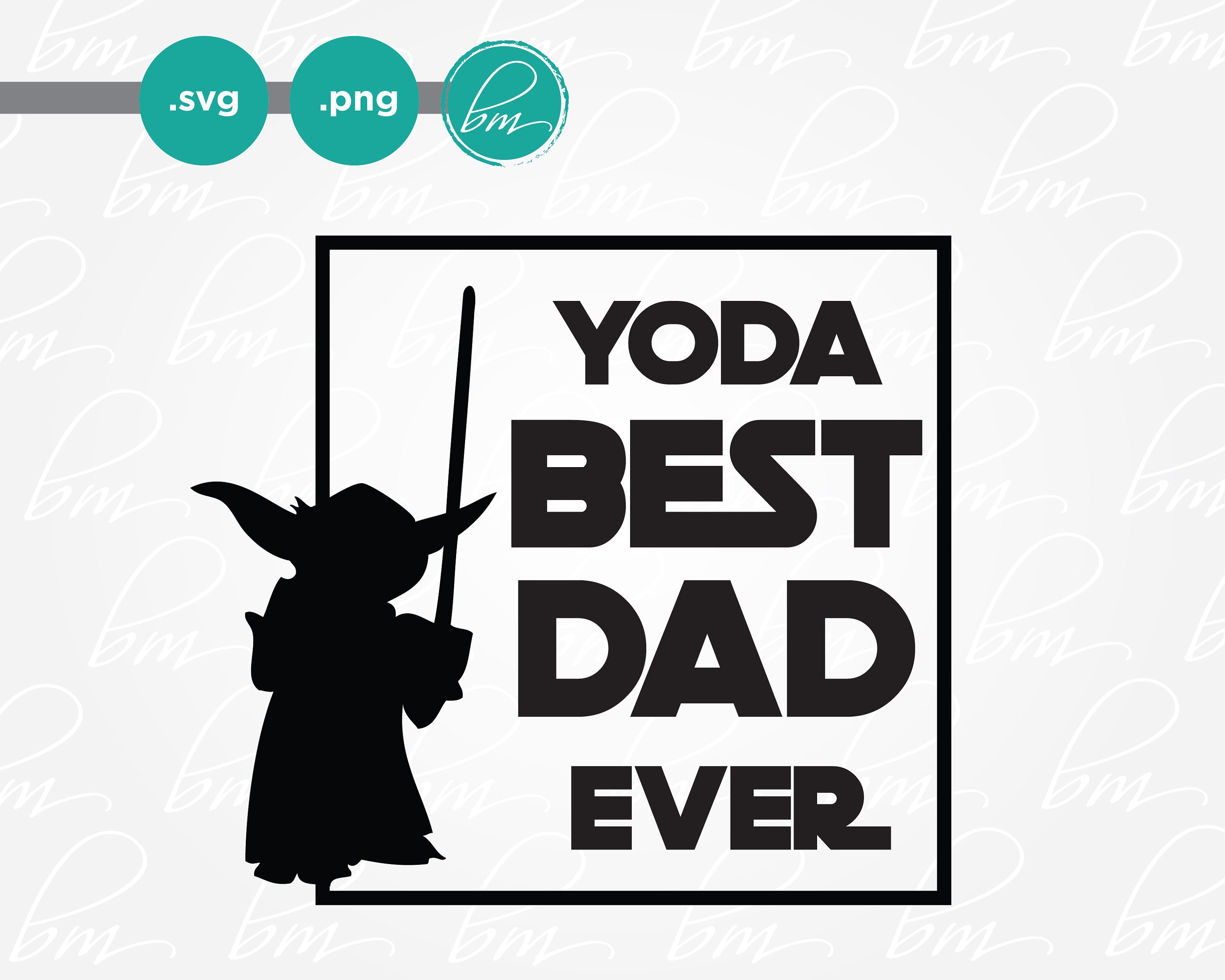 Download Yoda best dad svg star wars svg fathers day gift idea best | Etsy