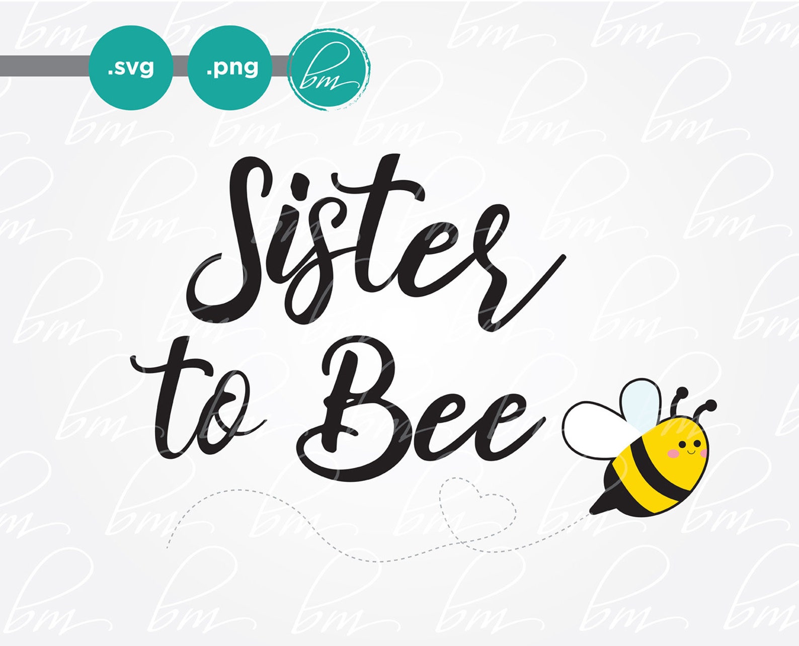 Sister to bee svg pregnancy announcement funny saying baby | Etsy