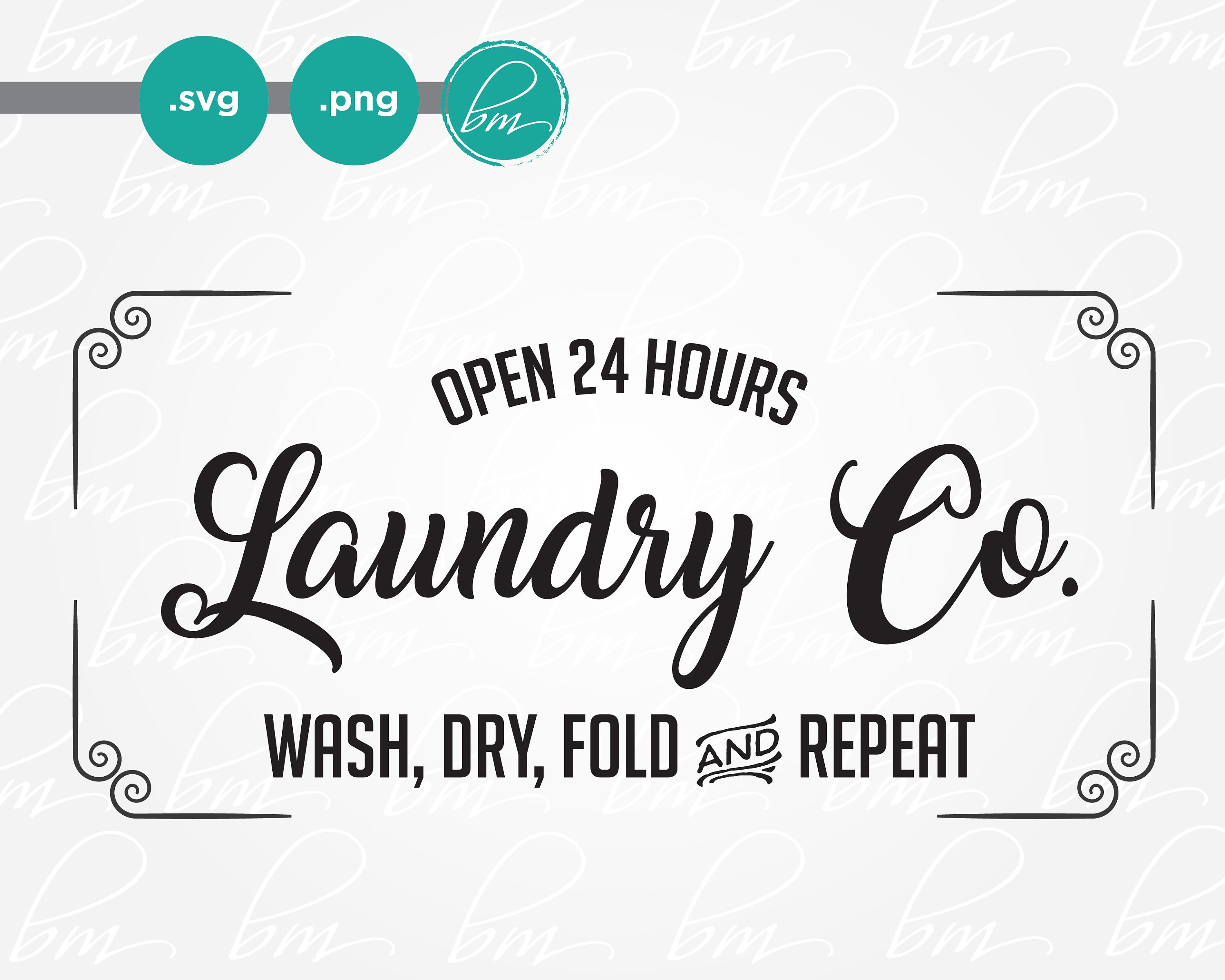 Laundry Room Signs SVG