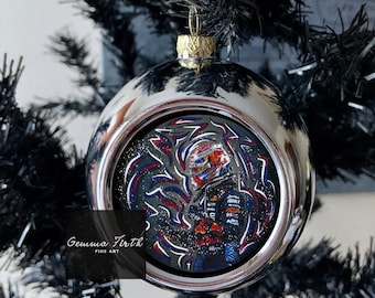 Max Verstappen inspired Christmas Bauble drawing design | Formula One Inspired gifts | Car Racing Gift | Christmas Baubles |