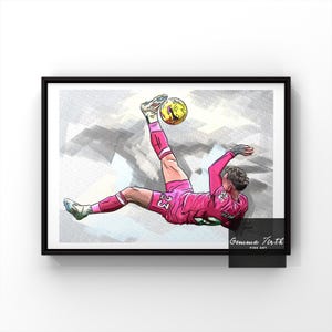 Drawing Of Sammie Szmodics Inspired illustration print Original Artwork | Football Prints | Birthday Gift | Football Decor | Christmas Gifts