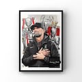 Jurgen Klopp Trophy Inspired Digital Illustration Print