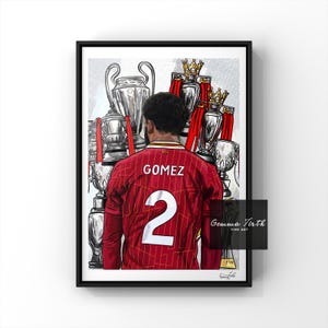 Joe Gomez Trophy Inspired Digital Illustration Print