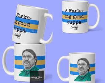 Daniel Farke Inspired Pencil Drawing Mug Original Artwork