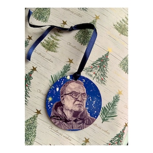 Bielsa Drawing Christmas Ornament