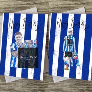 Cartes d'anniversaire inspirées de Sheff Wed A5 faites à la main