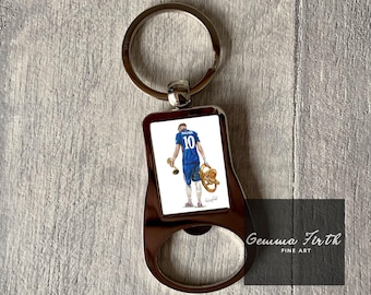 Palmer Watercolour painting Inspired Bottle Opener Keyring Metal Original Artwork