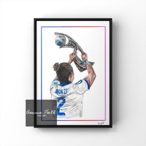 Lucy Bronze inspired Print Watercolour Painting Original Artwork footballer drawing, Women&#39;s Euros, Women&#39;s football, Chels Fan Gift