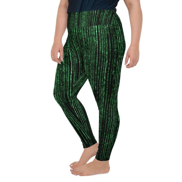 Matrix Inspired Plus Size Leggings