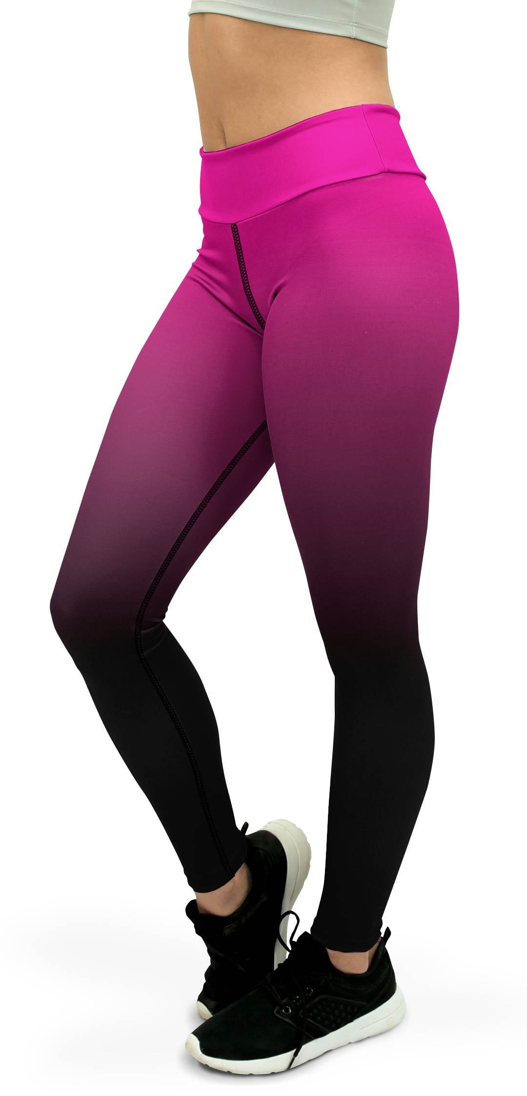 Pink Leaves on the Kitchen Counter Yoga Pants