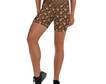 Leo Sun Mane Yoga Shorts