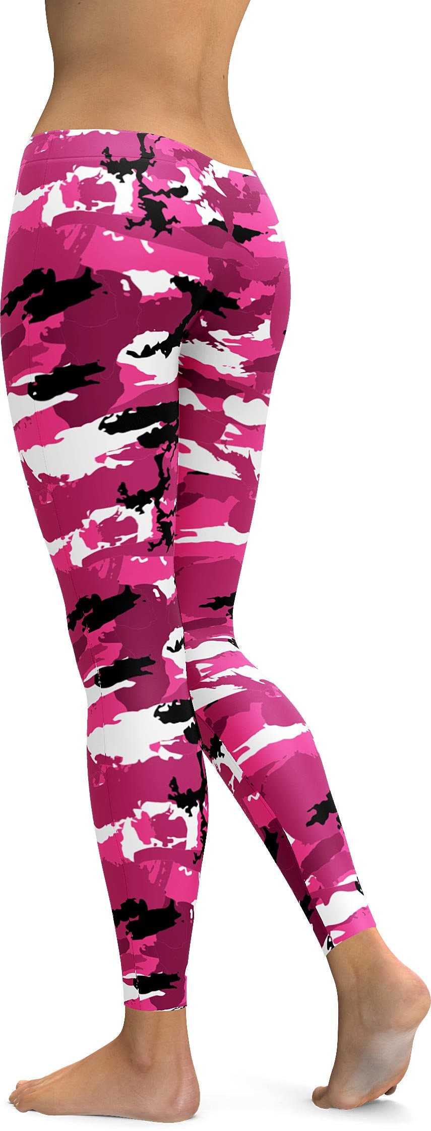 Pink Camo Leggings, Tiktok Leggings for Women, Workout Exercise Printed  Legging, Butter Soft Yoga Pants for Her, High Waist Tights for Women 