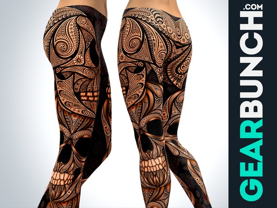 Brown Leggings Workout Outfit