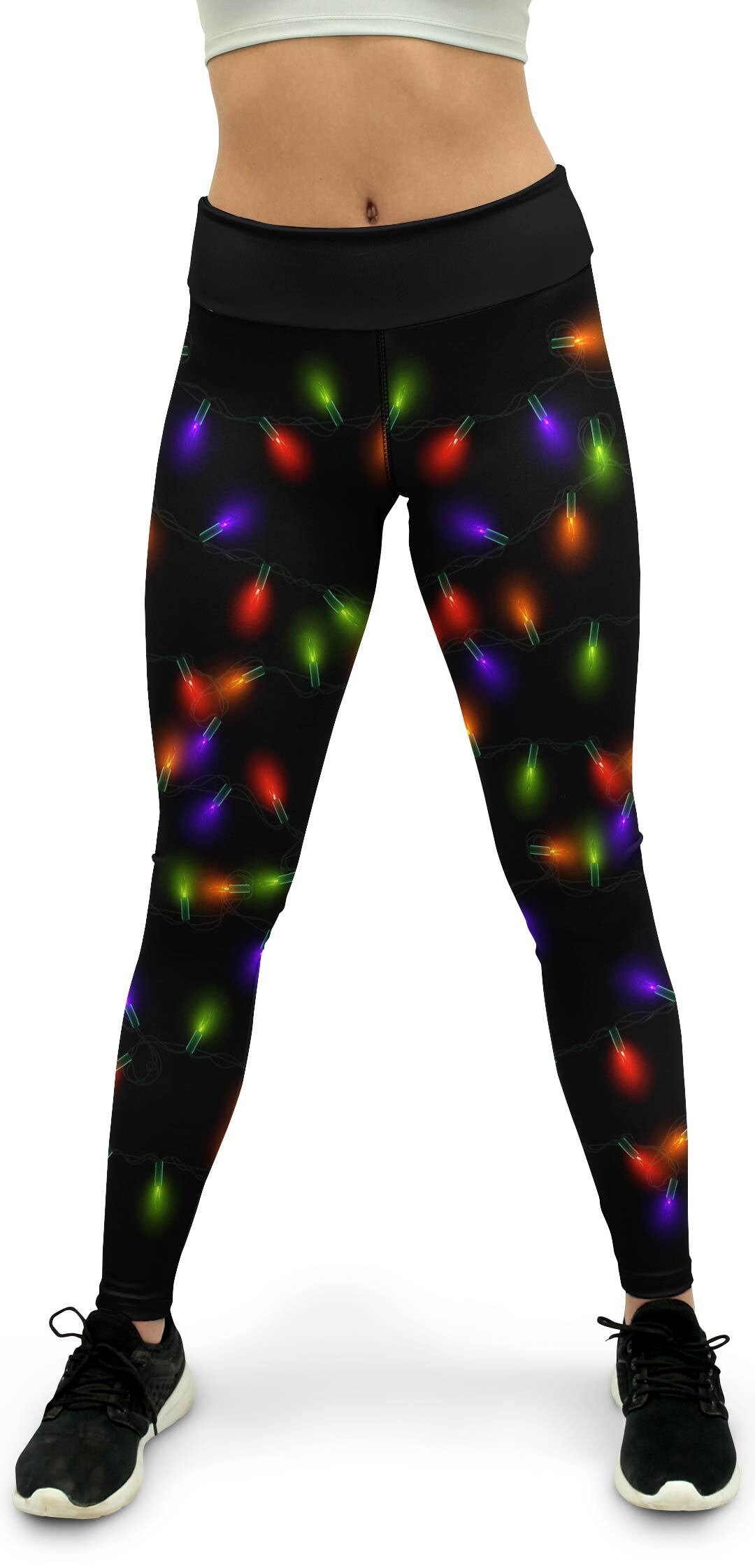 Small Christmas Lights Yoga Pants