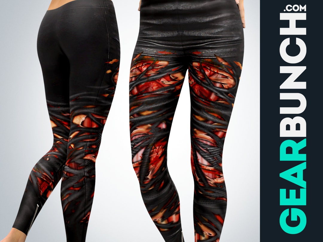 Horror Leggings Adult White main image 0