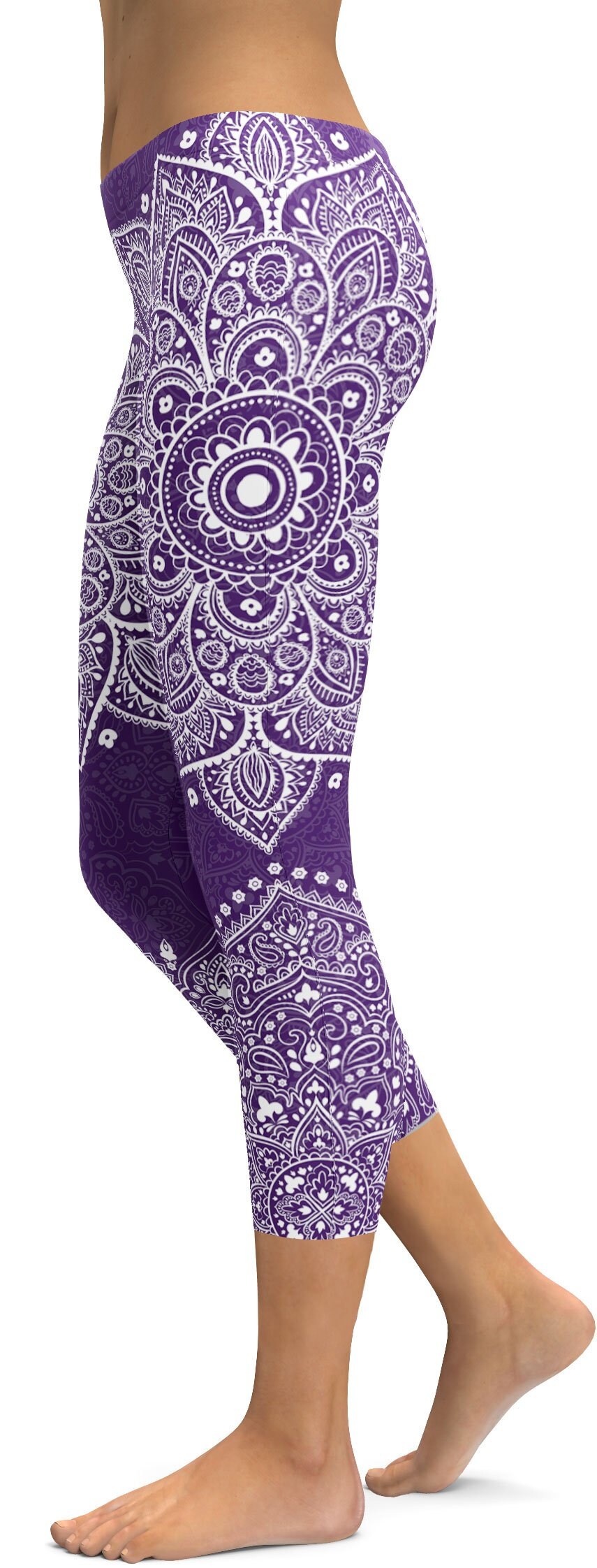 Maori Mandala Dragonfly Women Capris