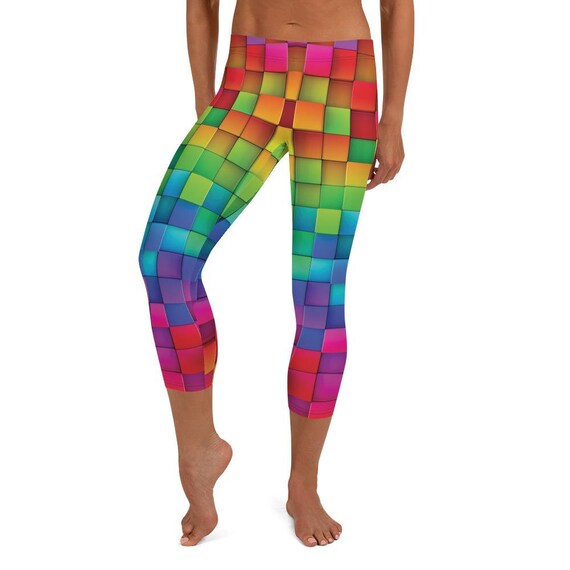 Rainbow Blocks Capris