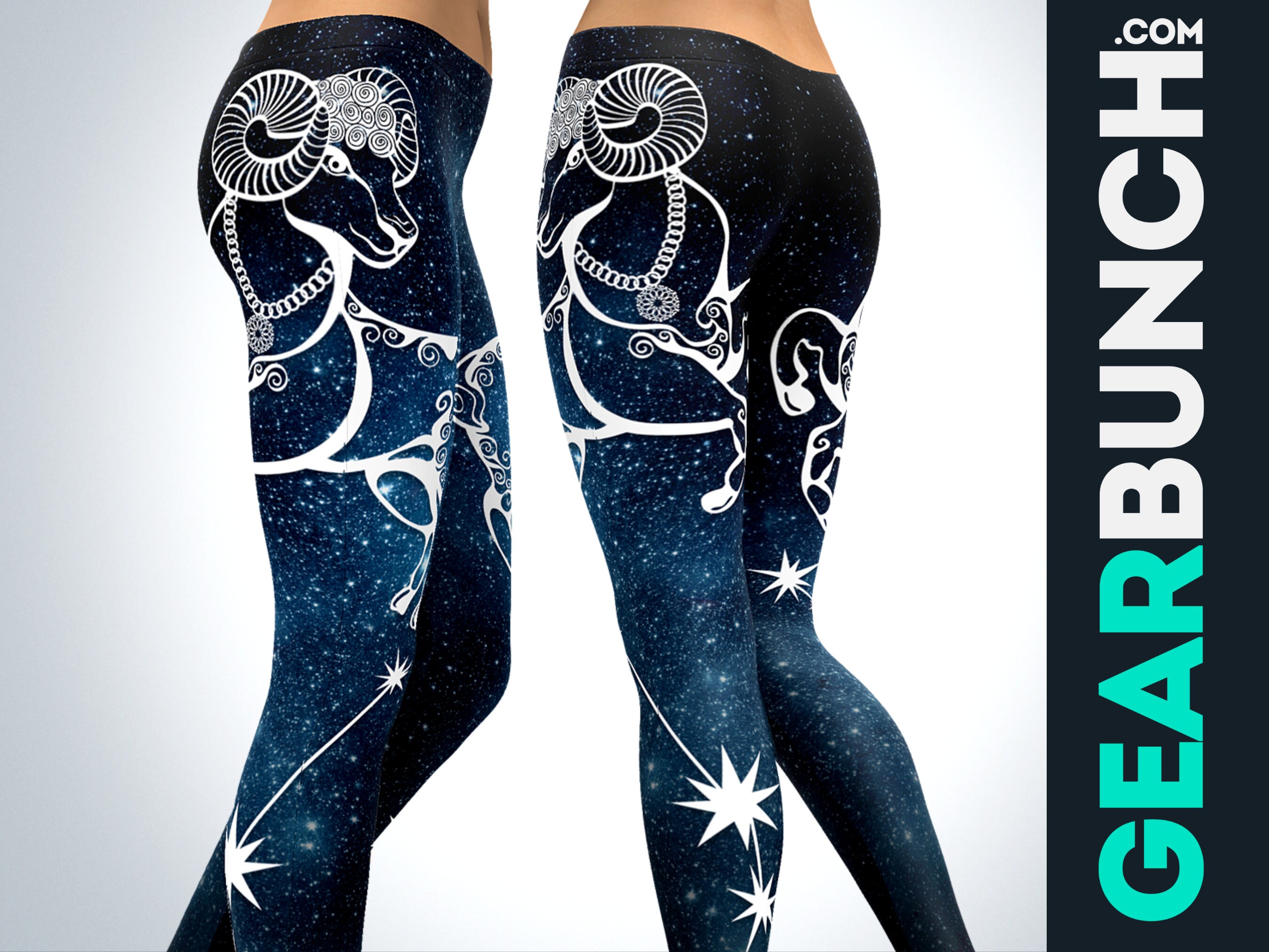 Aries Zodiac Leggings Black Leggings Workout Legging Zodiac Clothing  Astrology Clothing Yoga Pants Yoga Leggings High Waist 