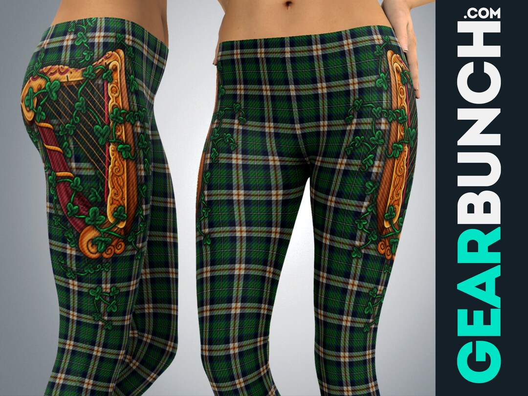 Drummond Modern Tartan Leggings - Alba Celtic Style