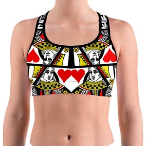 Soutien-gorge de sport Reine de Cœur