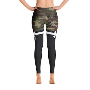 Army Thigh High Bow Leggings