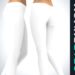 Premium White Leggings For Women, Solid Leggings for Girl, Everyday Fashion Sport Workout Leggings, Butter Soft Yoga Pants, Gift For Her