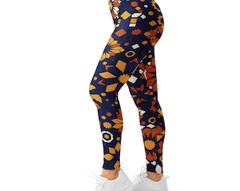Zellige Indigo Saffron Leggings