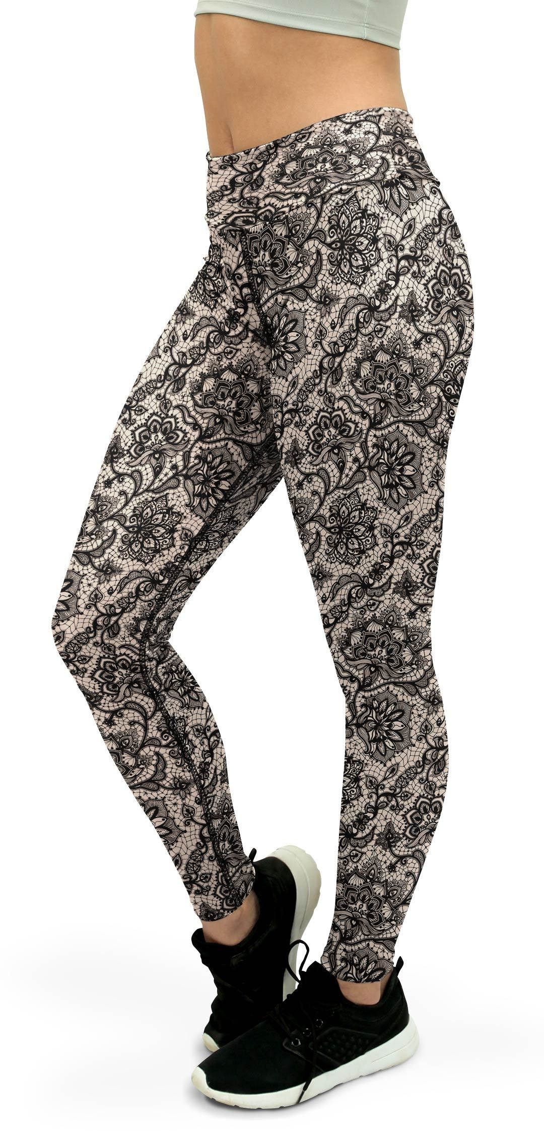 Lace Yoga Pants Etsy Canada