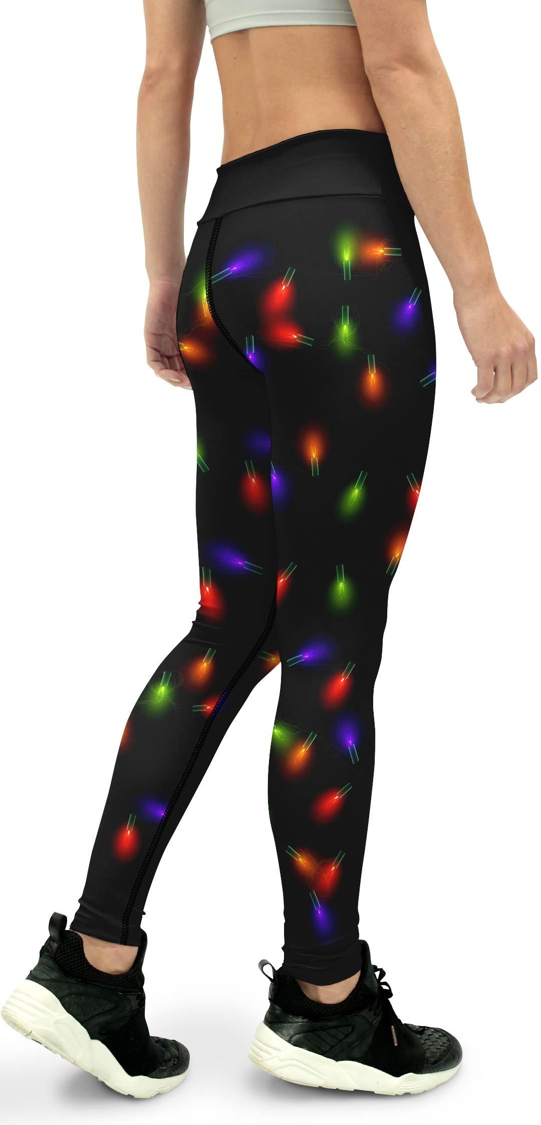 Small Christmas Lights Yoga Pants