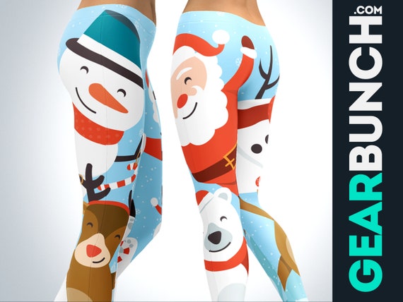 Santa gym leggings cheap
