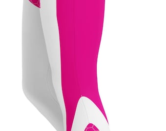 Activewear Leggings Women: Pink Honeycomb Workout Capris - High Waisted Athletic Style